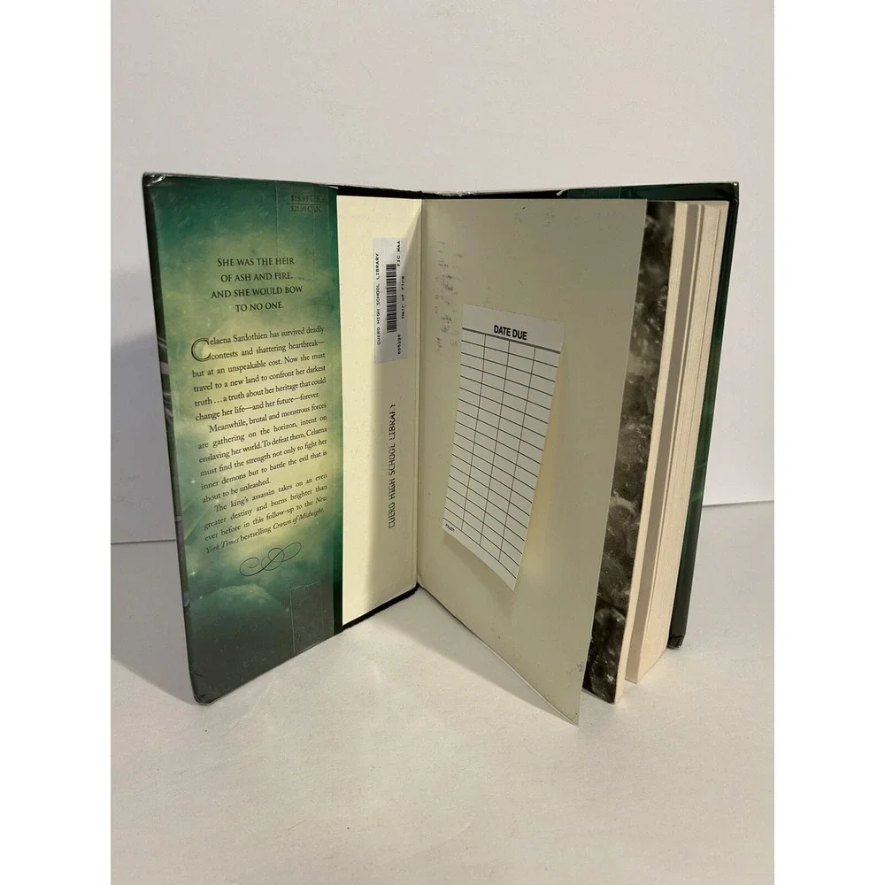 Heir Of Fire Sarah J. Maas 1st Ed Hardcover OOP Cover Library COPY